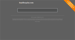 Desktop Screenshot of heatlhequity.com